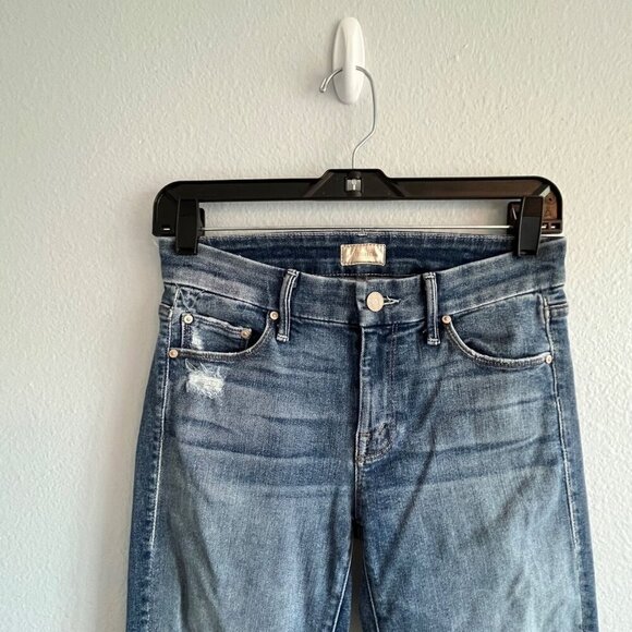 Mother The Looker In Songs Of The Cowboys Destroyed Blue‎ Skinny Jeans Size 25 - Picture 3 of 12